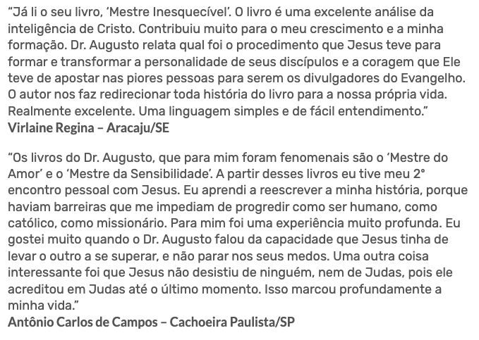 Curso Combatendo a Ansiedade do Doutor Augusto Cury